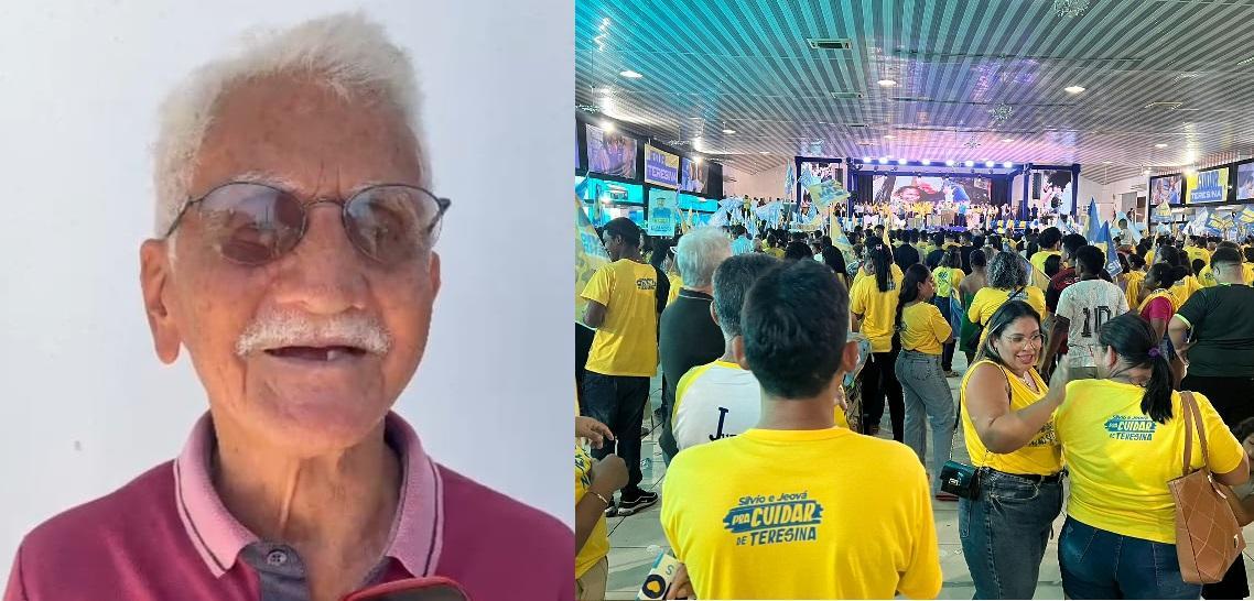 Eloah Sousa, de 86 anos, participou da convenção de Silvio Mendes