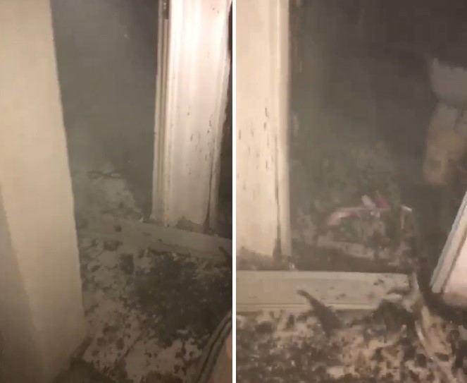 O fogo começou em uma kitnet e se alastrou para outras duas