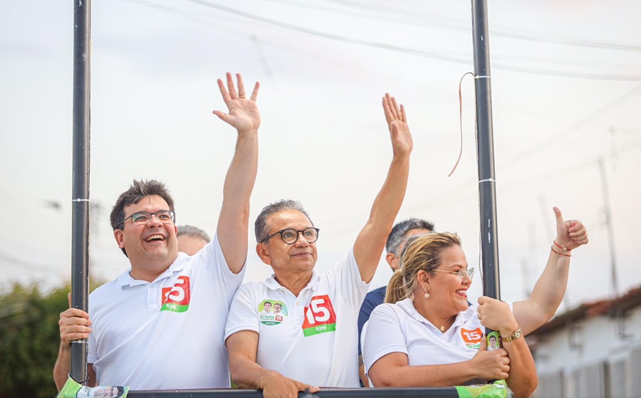 Rafael Fonteles, Dr.Hélio e Fabiana Veras