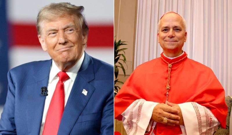 Donald Trump parabenizou o novo papa, Leão XIV