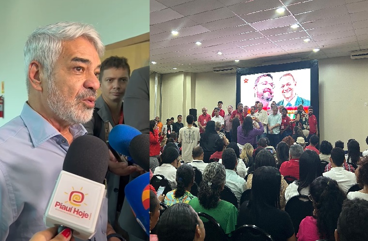 Presidente nacional do PT, senador Humberto Costa, participa de evento do partido em Teresina