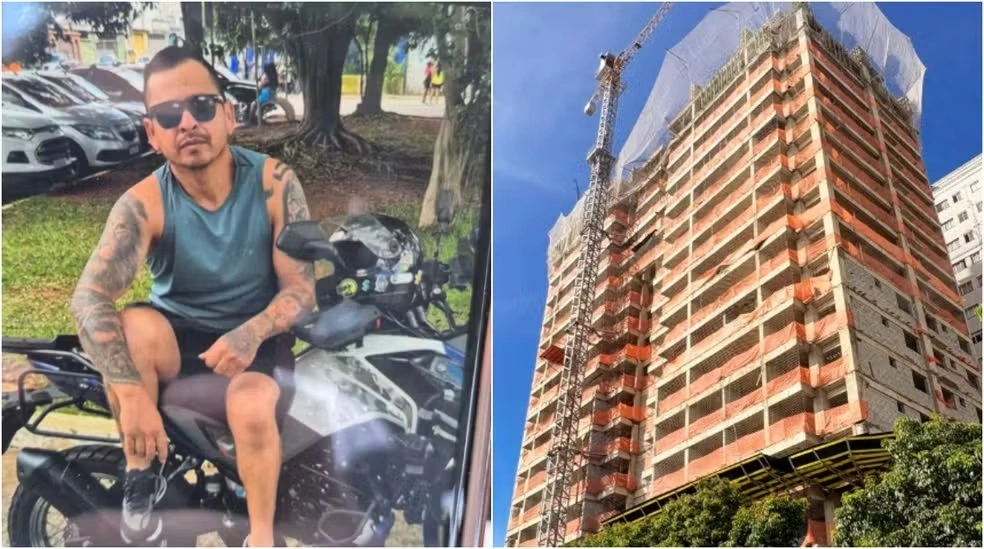 Samuel Tavares de Almeida, de 40 anos, foi derrubado do 23º andar de obra