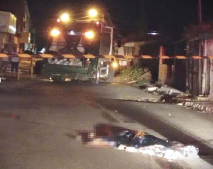 A vítima chegou a ser arrastada por alguns metros até que o motorista percebeu