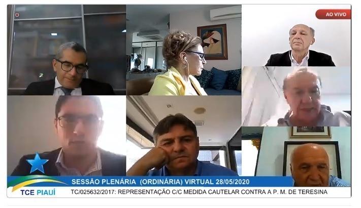 Sessão virtual TCE PI