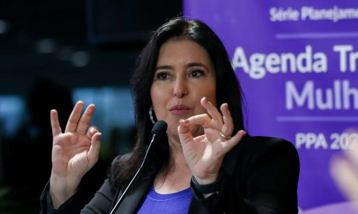 A ministra do Planejamento, Simone Tebet
