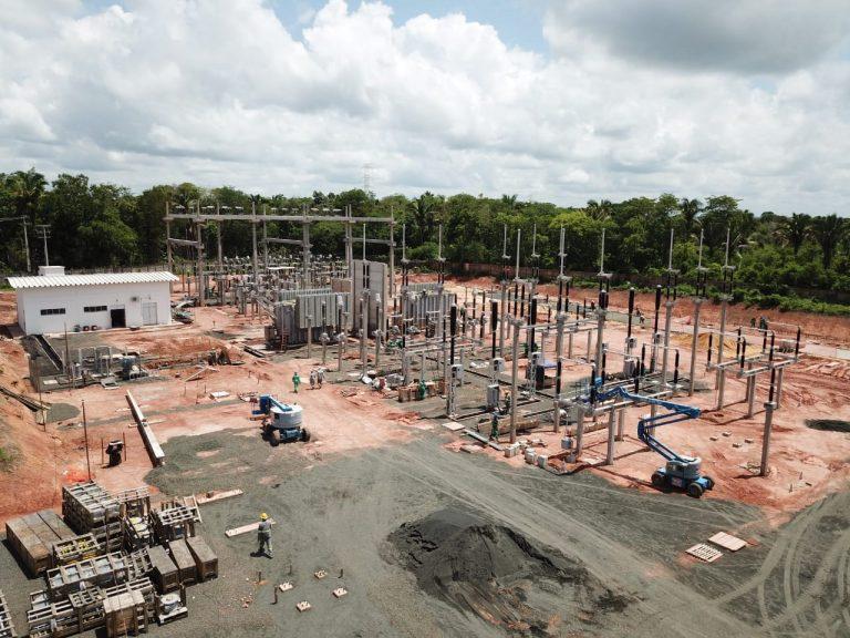 Subestação em construção