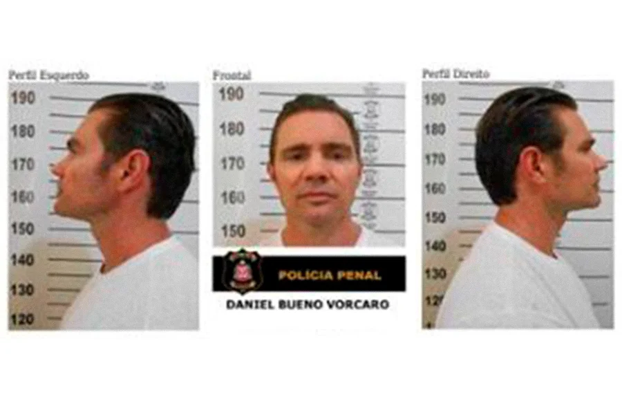 Imagens de Daniel Vorcaro ao entrar no sistema prisional