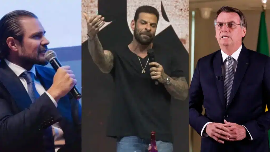 Daniel Vorcaro, Fabiano Zettel e Jair Bolsonaro