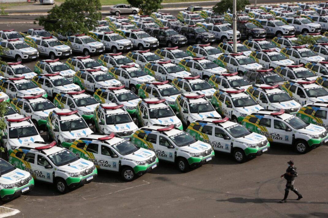 Governador entrega 246 viaturas à Polícia Militar