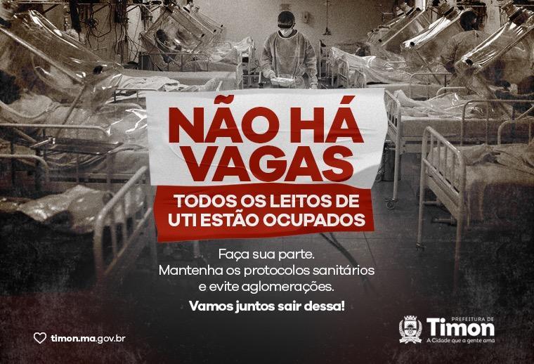 UTIs lotadas em Timon