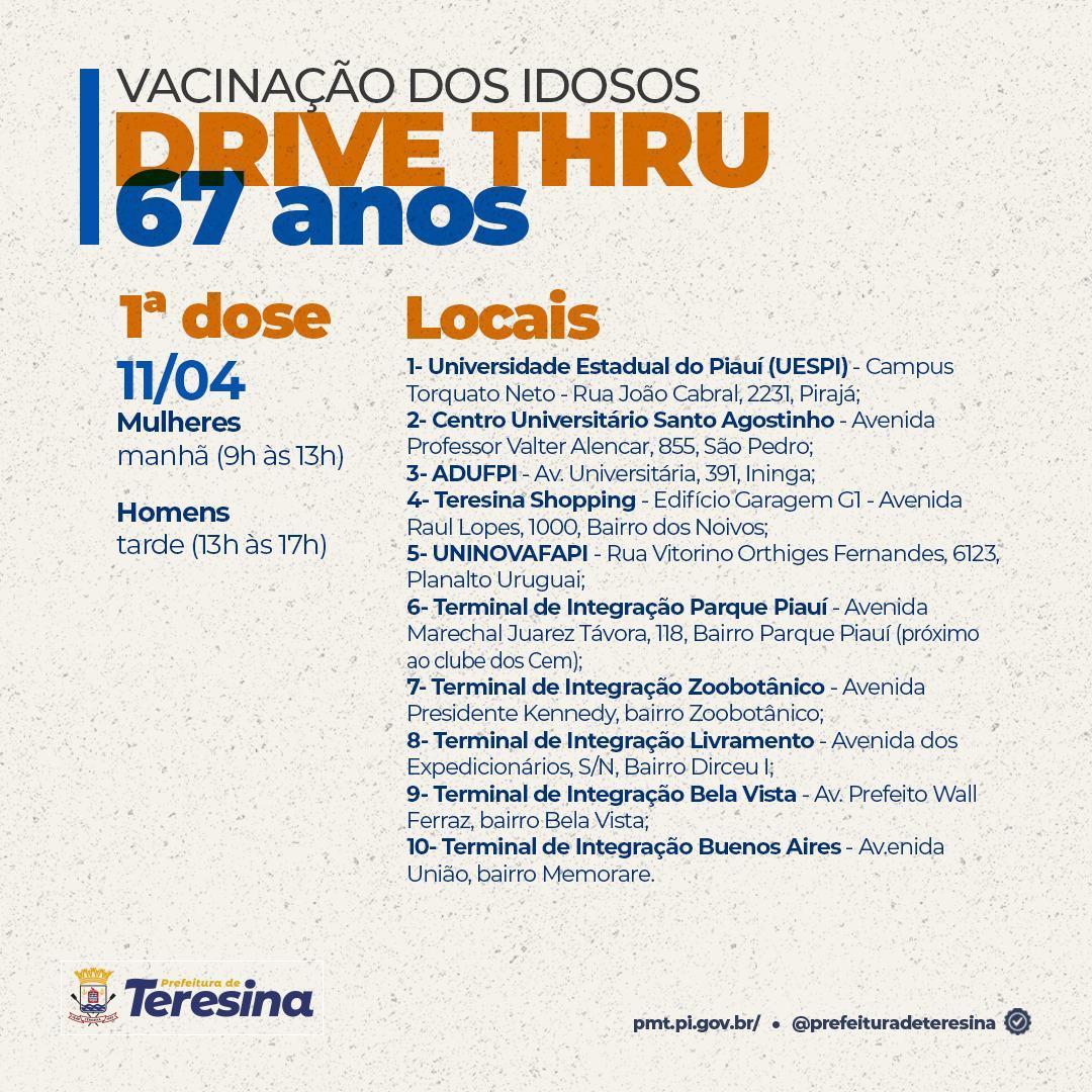 Calendário de vacinação