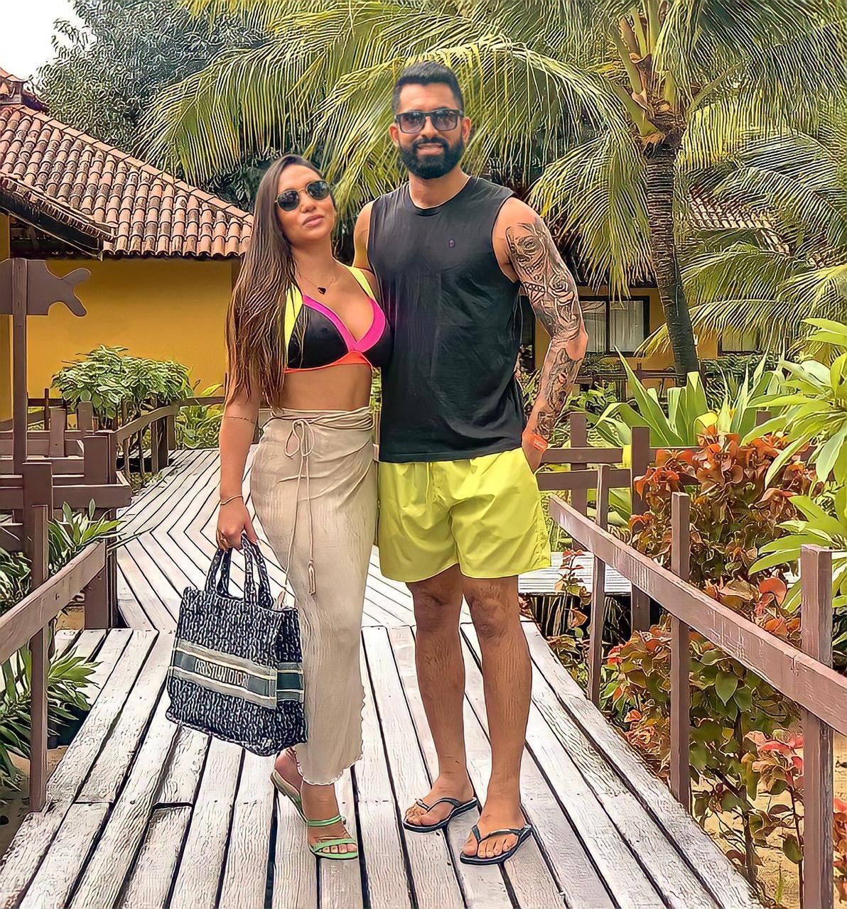 Empresária Patrícia Sousa e James Ventura