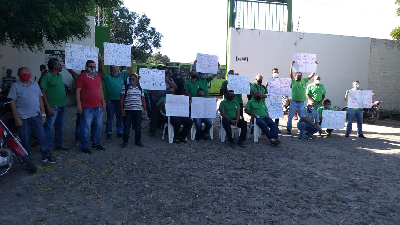 Paralisação dos ônibus em Teresina