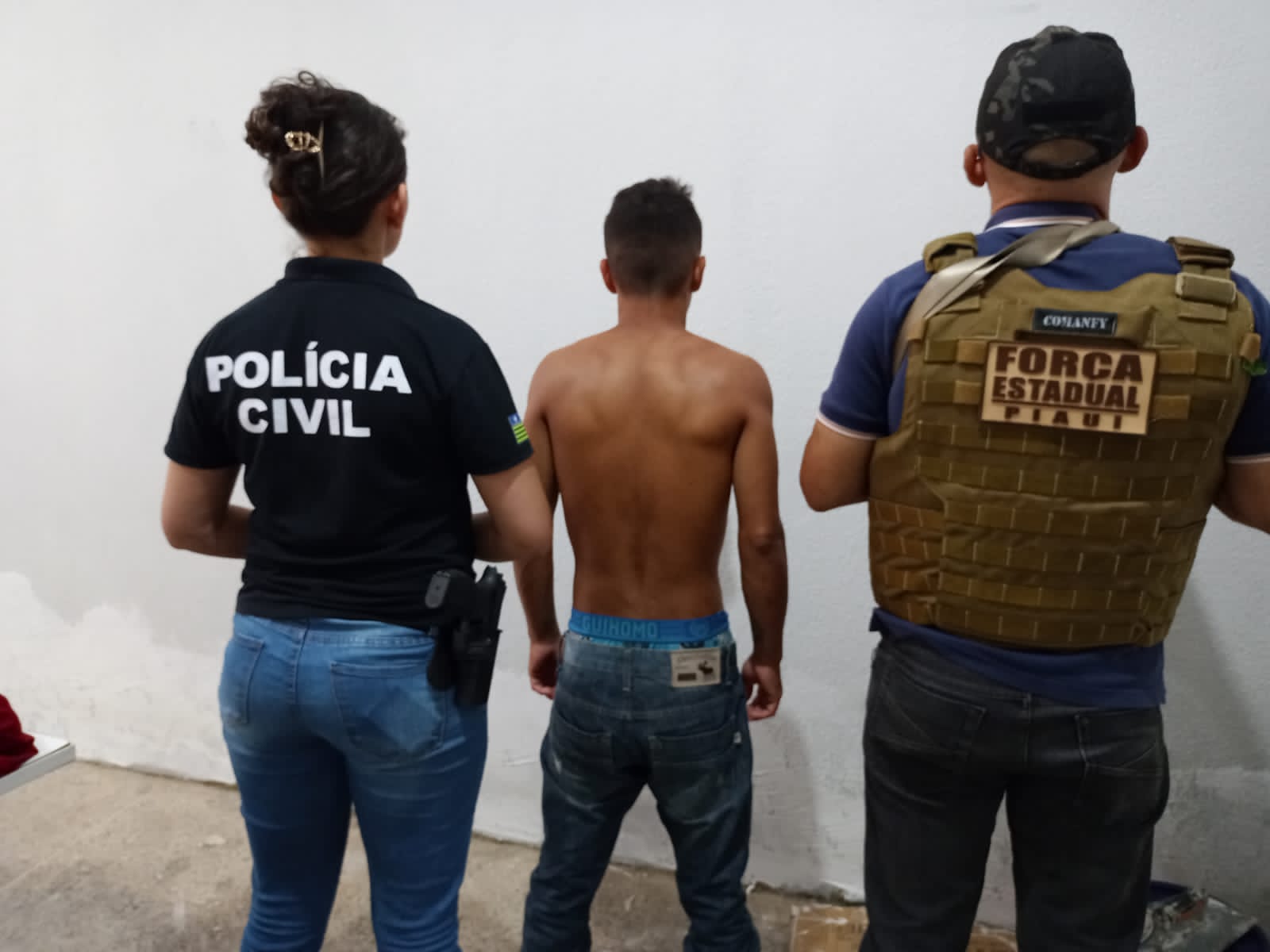 Homem preso em Piripiri