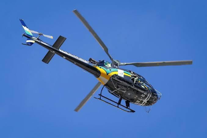 Helicóptero para o combate à incêndio
