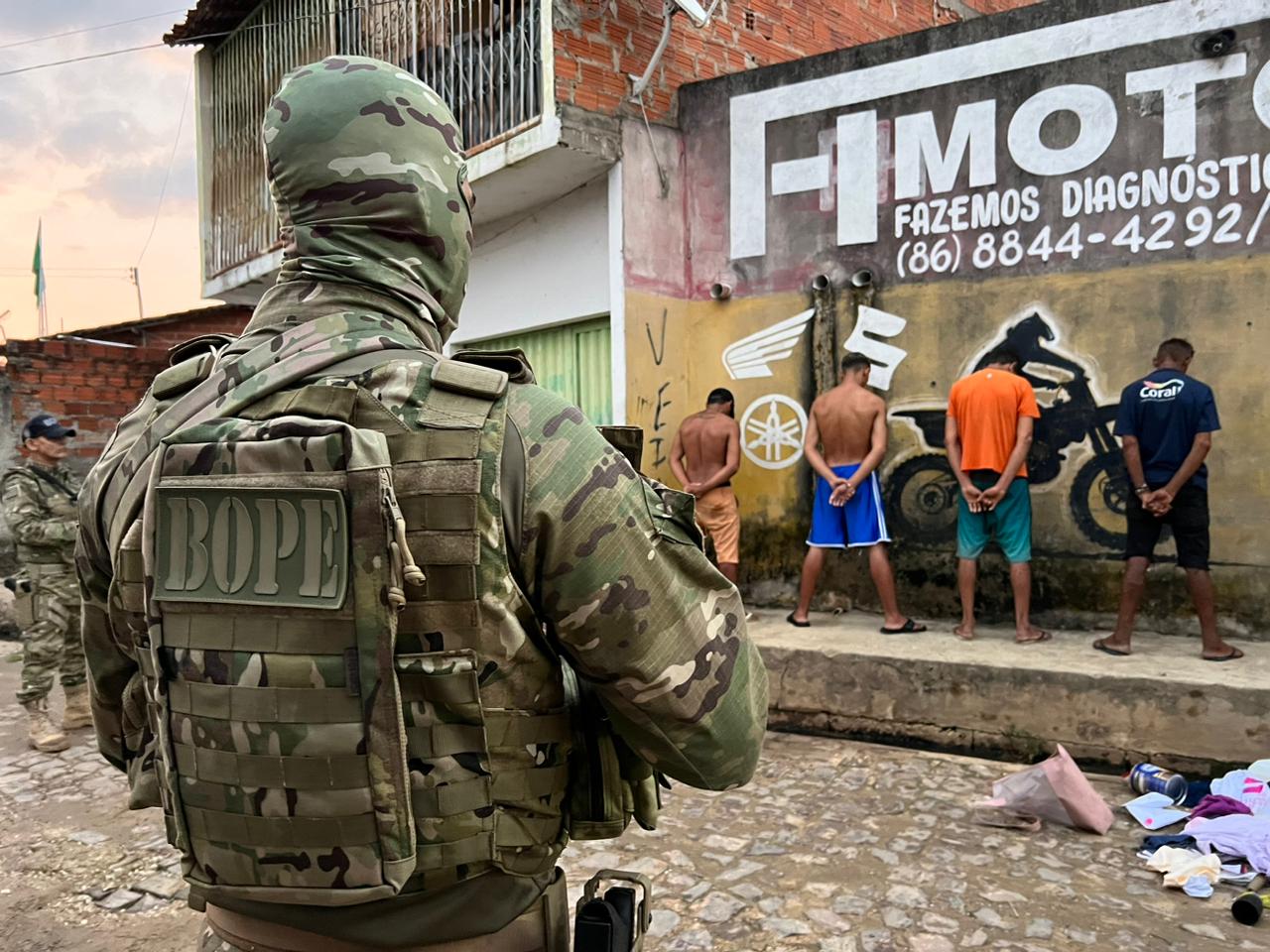 Presos durante operação