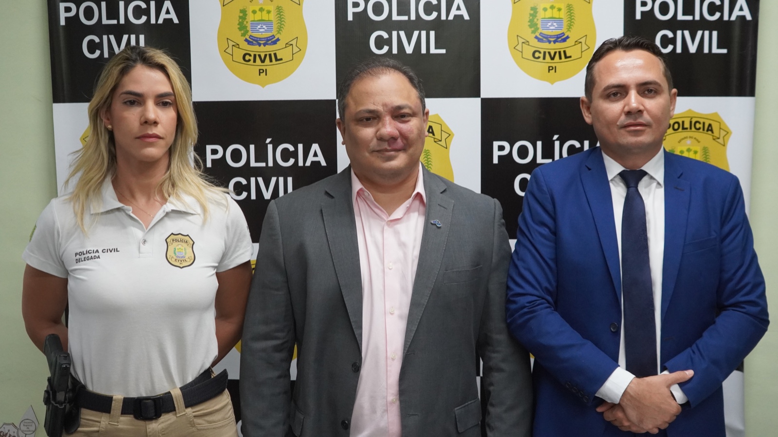 Delegados Nathalia Figueiredo, Luccy Keiko e Charles Pessoa