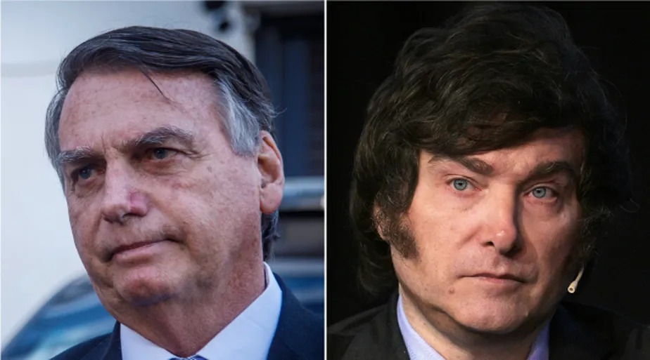 Jair Bolsonaro e Javier Milei