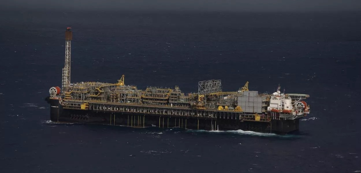 Plataforma da Petrobras na Bacia de Santos