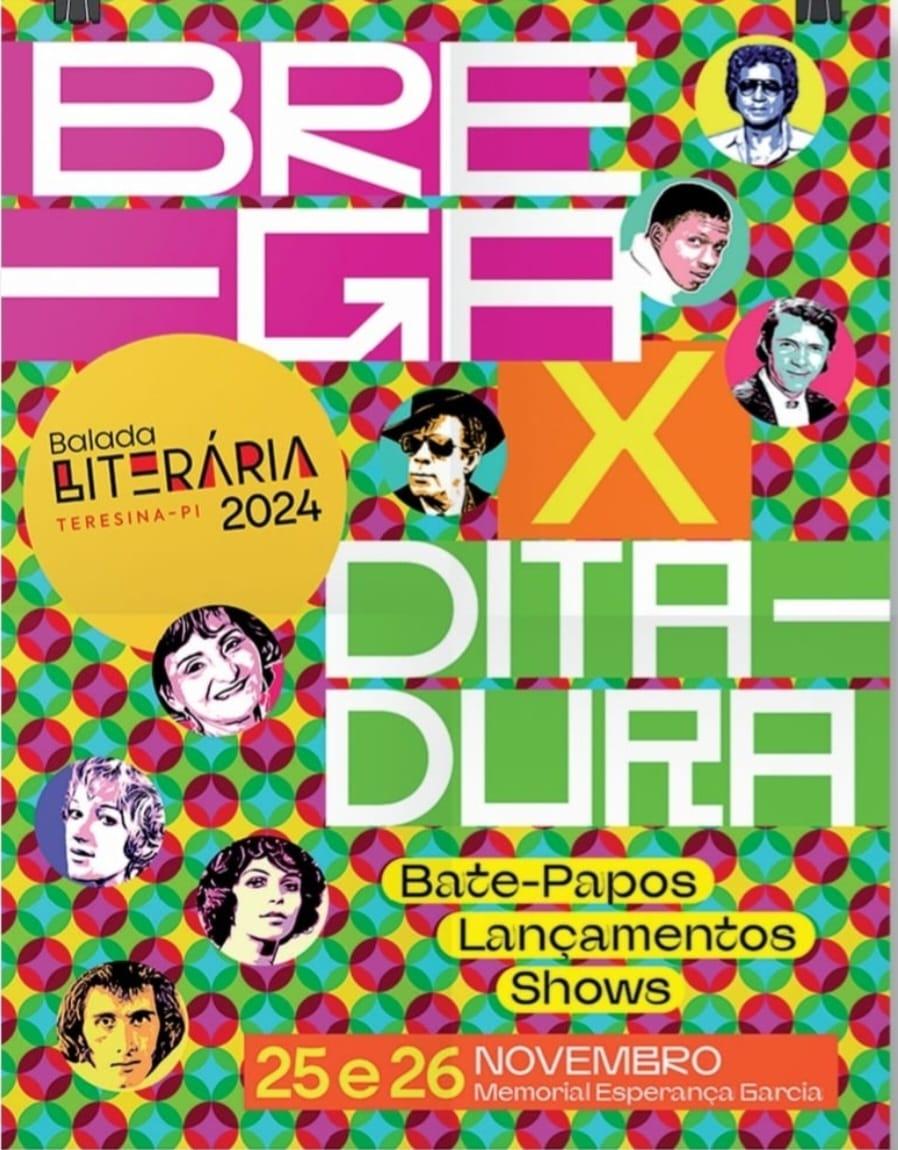 A 8ª Balada Literária terá o tema "Brega x Ditadura"