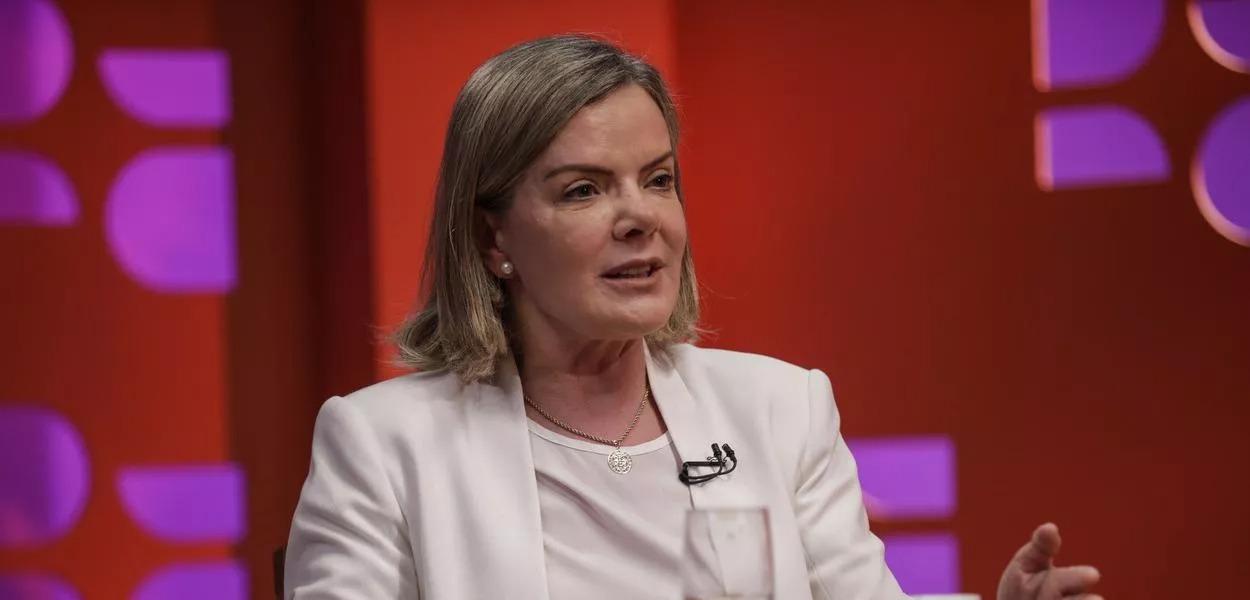 Presidente nacional do PT, deputada federal Gleisi Hoffmann
