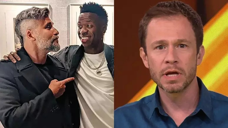 Bruno Gagliasso, Vini Jr. e Tiago Leifert