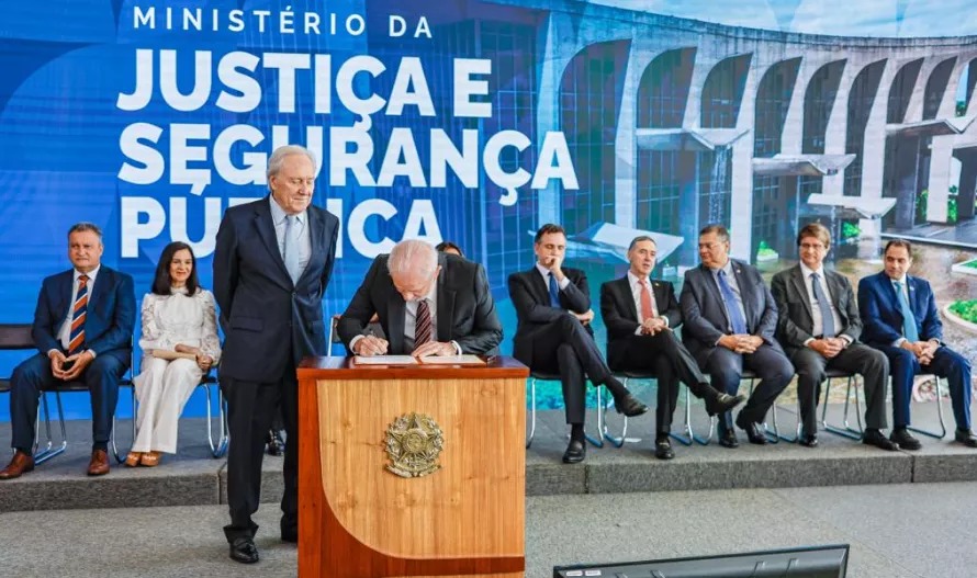 Cerimônia de posse do novo ministro da Justiça e Segurança Pública, Ricardo Lewandowski
