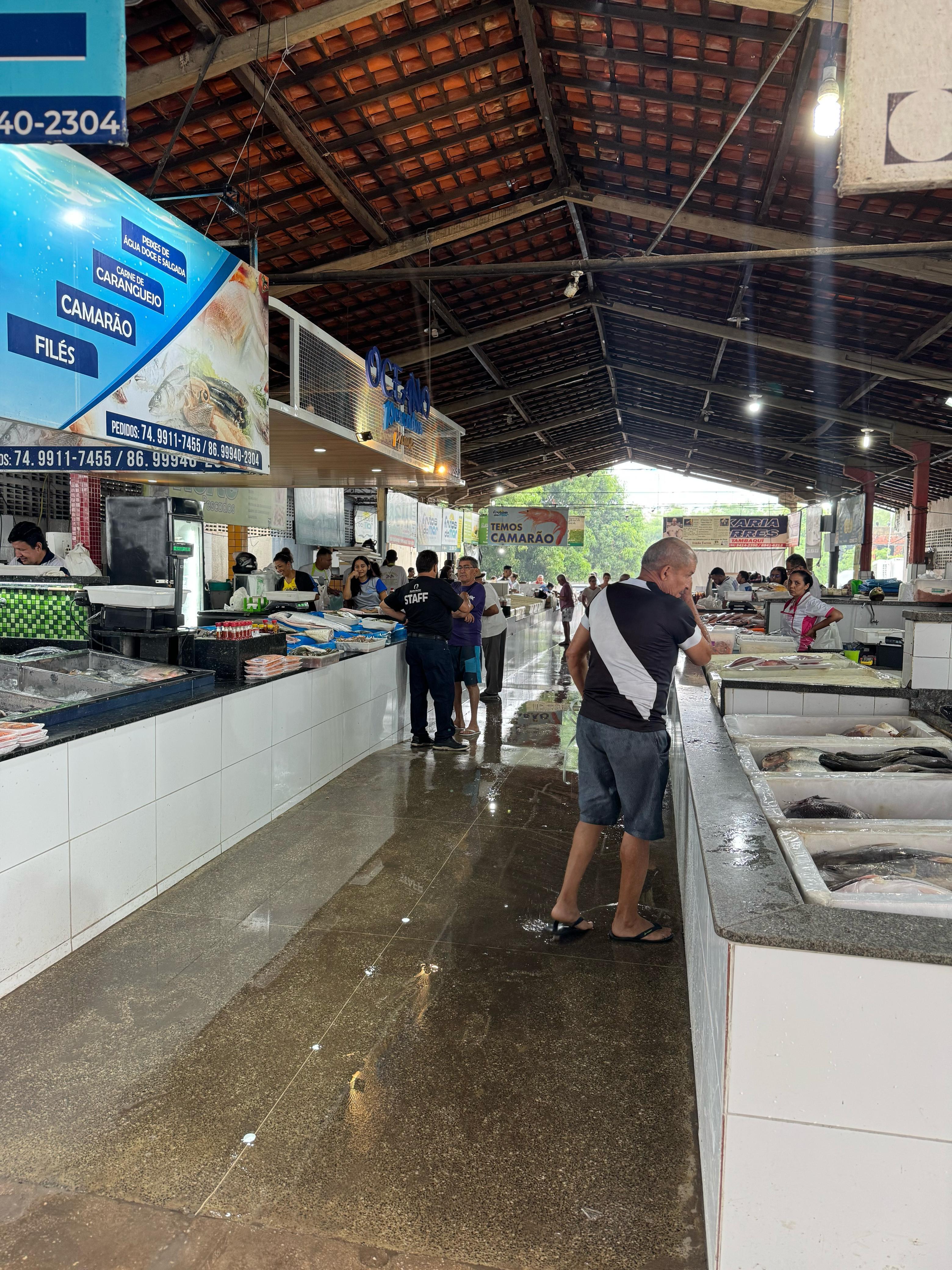 Obra de revitalização do Mercado do Peixe, iniciada pela administração anterior, está paralisada