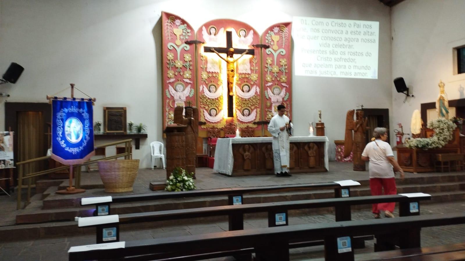 Igreja Nossa Senhora de Lourdes, no bairro Vermelha, em Teresina