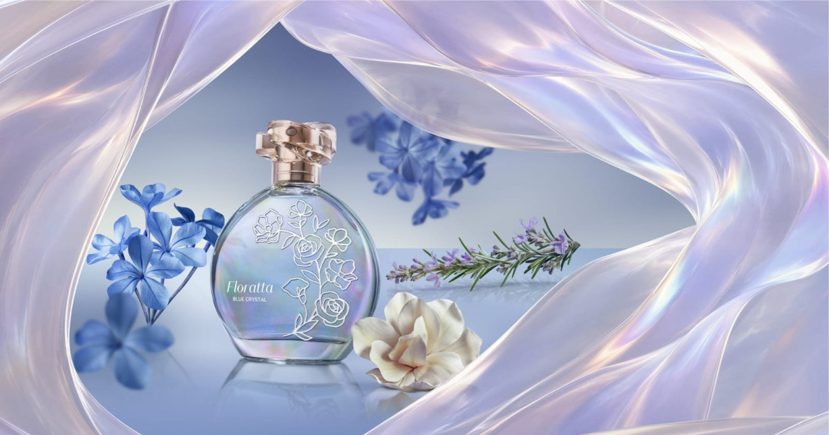 O Boticário inaugura tendência de perfumaria laundry com o novo Floratta Blue Crystal