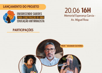 Ayabás lança hoje (20) projeto sobre educação antirracista no Memorial Esperança Garcia