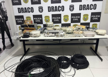 Preso no Piauí um trio com mais de R$ 500 mil em equipamentos roubados da OI e Vivo