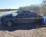 Homem de 34 anos morre em colisão frontal entre camionete e scania em Patos do Piauí