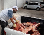 Mais de 170 quilos de carne clandestina são apreendidos em açougues de Teresina