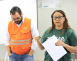 Reunião entre moradores, SEMAR, SASC, Corpo de Bombeiros e prefeitura sobre danos ambientais em São Gonçalo do Gurgueia