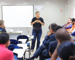 Reunião entre moradores, SEMAR, SASC, Corpo de Bombeiros e prefeitura sobre danos ambientais em São Gonçalo do Gurgueia