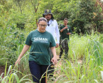 Técnicos da SEMAR visitam área de extravasamento de água em São Gonçalo do Gurgueia