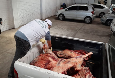 Mais de 170 quilos de carne clandestina são apreendidos em açougues de Teresina