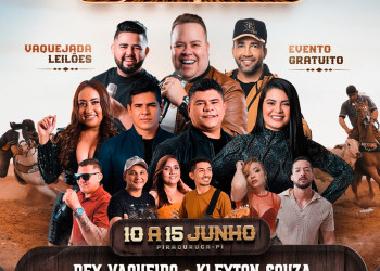 5ª ExpoPiracuruca acontece de 10 a 15 de junho com shows, leilões e vaquejada