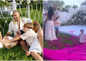 Nasce Mel, segunda filha de Neymar com Bruna Biancardi