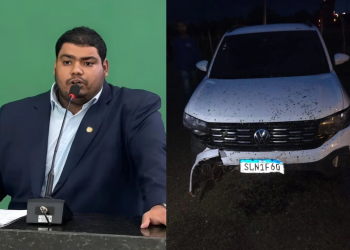 Vereador e médico sofre acidente de carro ao tentar desviar de cavalo na PI-113