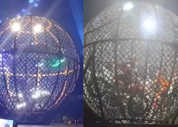 Mulher fica ferida durante apresentação do 'Globo da Morte' em Parnaíba