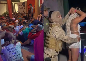 Polícia acaba com baile de reggae em Teresina e conduz 15 pessoas à delegacia