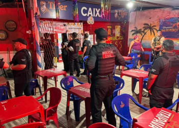 Operação Silêncio e Paz fecha bar na zona Sul de Teresina; vídeos