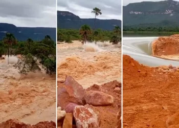 Vídeo: barragem rompe em Tocantins e famílias ribeirinhas são retiradas de casas