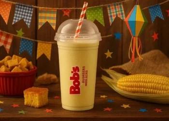Milk-shake de milho do Bob's celebra São João no Brasil