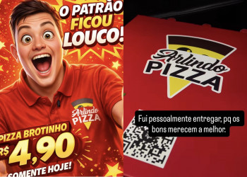 Pizzaria anuncia promoção para comemorar mortes de suspeitos em confronto com a PM