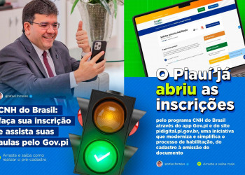 Piauí abre inscrições para a primeira CNH com processo totalmente digital; entenda