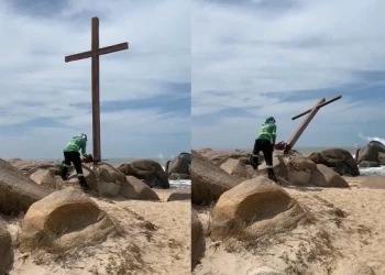 Superintendente de Turismo manda tirar cruzeiro da praia da Pedra do Sal e acaba exonerado