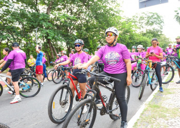 Pedalada em Teresina chama atenção para violência contra a mulher